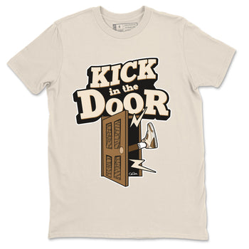 Air Jordan 3 Palomino Sneaker Match Tees Kick In The Door Sneaker Tees AJ3 Palomino Sneaker Release Tees Unisex Shirts Natural 2