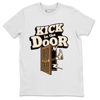Air Jordan 3 Palomino Sneaker Match Tees Kick In The Door Sneaker Tees AJ3 Palomino Sneaker Release Tees Unisex Shirts White 2