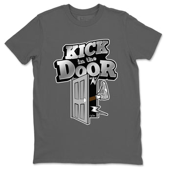 Air Jordan 4 Light Iron Ore shirt to match jordans Kick In The Door sneaker tees AJ4 Frozen Moments SNRT Sneaker Release Tees Unisex Cool Grey 2 T-Shirt