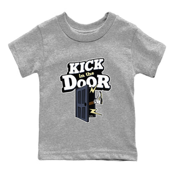 Air Jordan 5 A Ma Maniere x Photon Dust shirt to match jordans Kick In The Door sneaker tees Jordan 5 A Ma Maniere "Dawn" SNRT Sneaker Release Tees Baby Toddler Heather Grey 2 T-Shirt