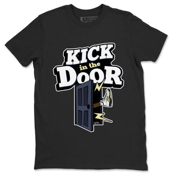 Air Jordan 5 A Ma Maniere x Photon Dust shirt to match jordans Kick In The Door sneaker tees Jordan 5 A Ma Maniere "Dawn" SNRT Sneaker Release Tees Unisex Black 2 T-Shirt
