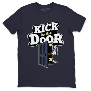 Air Jordan 5 A Ma Maniere x Photon Dust shirt to match jordans Kick In The Door sneaker tees Jordan 5 A Ma Maniere "Dawn" SNRT Sneaker Release Tees Unisex Navy 2 T-Shirt