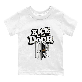 5s Sail shirt to match jordans Kick In The Door sneaker tees Air Jordan 5 Sail SNRT sneaker release tees baby toddler White 2 cotton Shirt