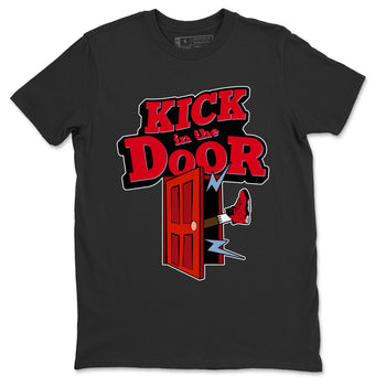 Air Jordan 6 Toro Bravo Sneaker Match Tees Kick In The Door Sneaker Tees AJ6 Toro Bravo Sneaker Release Tees Unisex Shirts Black 2