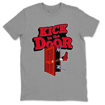 Air Jordan 6 Toro Bravo Sneaker Match Tees Kick In The Door Sneaker Tees AJ6 Toro Bravo Sneaker Release Tees Unisex Shirts Heather Grey 2