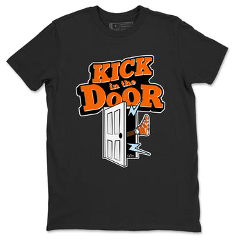 Crazy 8 Team Orange shirt to match jordans Kick In The Door sneaker tees Adidas Crazy 8 Team Orange SNRT Sneaker Release Tees Unisex Black 2 T-Shirt