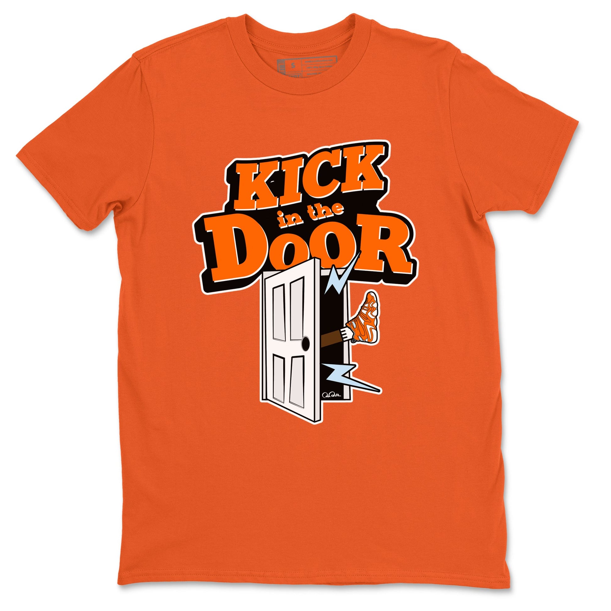 Crazy 8 Team Orange shirt to match jordans Kick In The Door sneaker tees Adidas Crazy 8 Team Orange SNRT Sneaker Release Tees Unisex Orange 2 T-Shirt