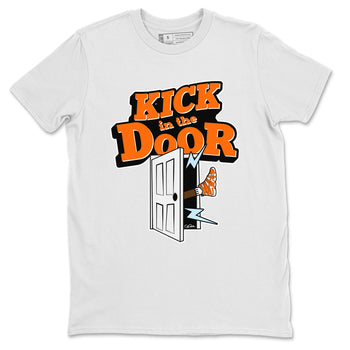 Crazy 8 Team Orange shirt to match jordans Kick In The Door sneaker tees Adidas Crazy 8 Team Orange SNRT Sneaker Release Tees Unisex White 2 T-Shirt