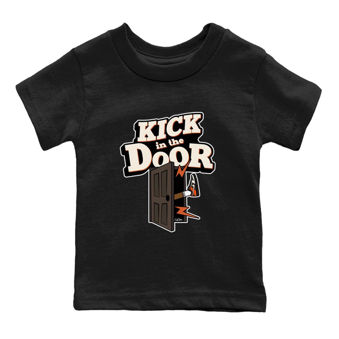 Dunk Red Panda shirt to match jordans Kick In The Door sneaker tees Nike Dunk LowRed Panda SNRT Sneaker Release Tees Baby Toddler Black 2 T-Shirt