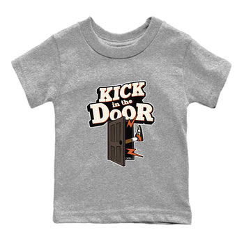 Dunk Red Panda shirt to match jordans Kick In The Door sneaker tees Nike Dunk LowRed Panda SNRT Sneaker Release Tees Baby Toddler Heather Grey 2 T-Shirt
