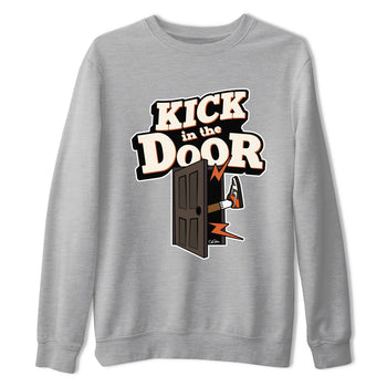 Dunk Red Panda shirt to match jordans Kick In The Door sneaker tees Nike Dunk LowRed Panda SNRT Sneaker Release Tees Unisex Heather Grey 2 T-Shirt