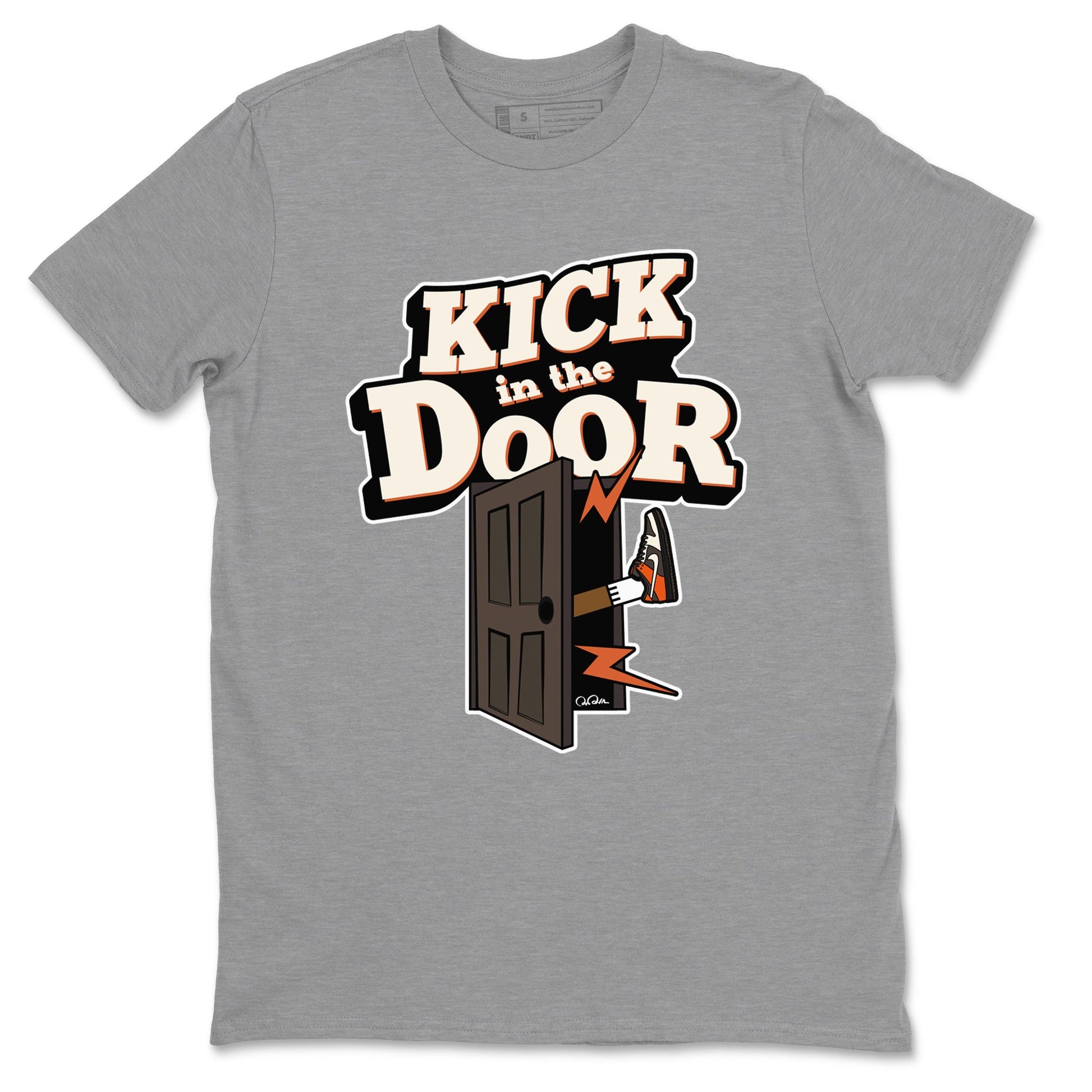 Dunk Red Panda shirt to match jordans Kick In The Door sneaker tees Nike Dunk LowRed Panda SNRT Sneaker Release Tees Unisex Heather Grey 2 T-Shirt