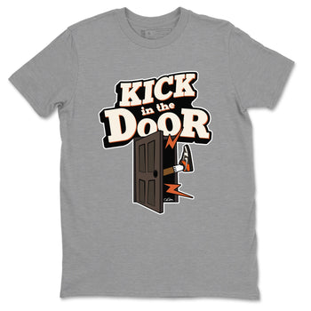 Dunk Red Panda shirt to match jordans Kick In The Door sneaker tees Nike Dunk LowRed Panda SNRT Sneaker Release Tees Unisex Heather Grey 2 T-Shirt