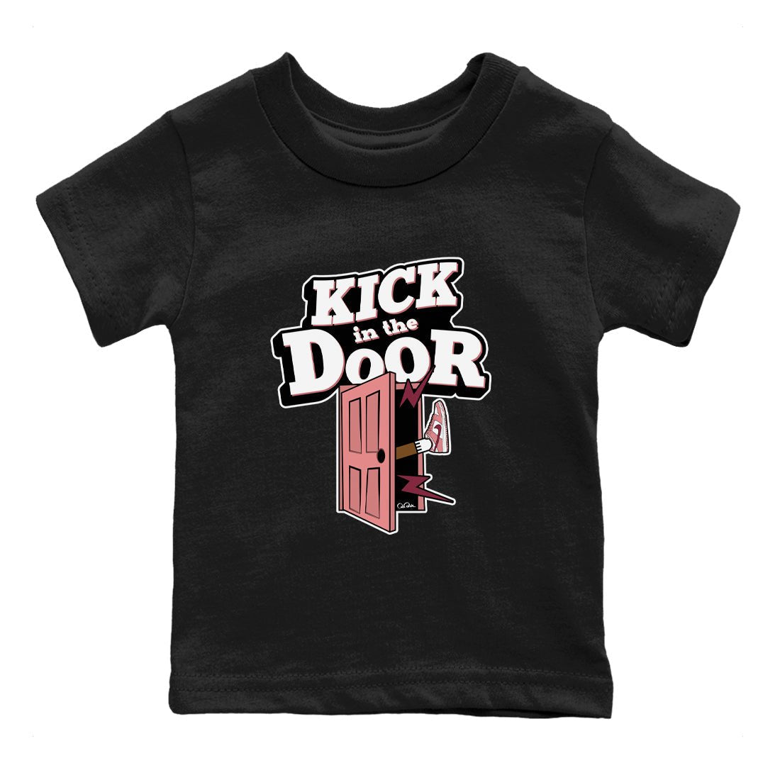 Dunk Valentines Day 2024 shirt to match jordans Kick In The Door sneaker tees Dunk Happy Valentines Day 2024 SNRT Sneaker Release Tees Baby Toddler Black 2 T-Shirt