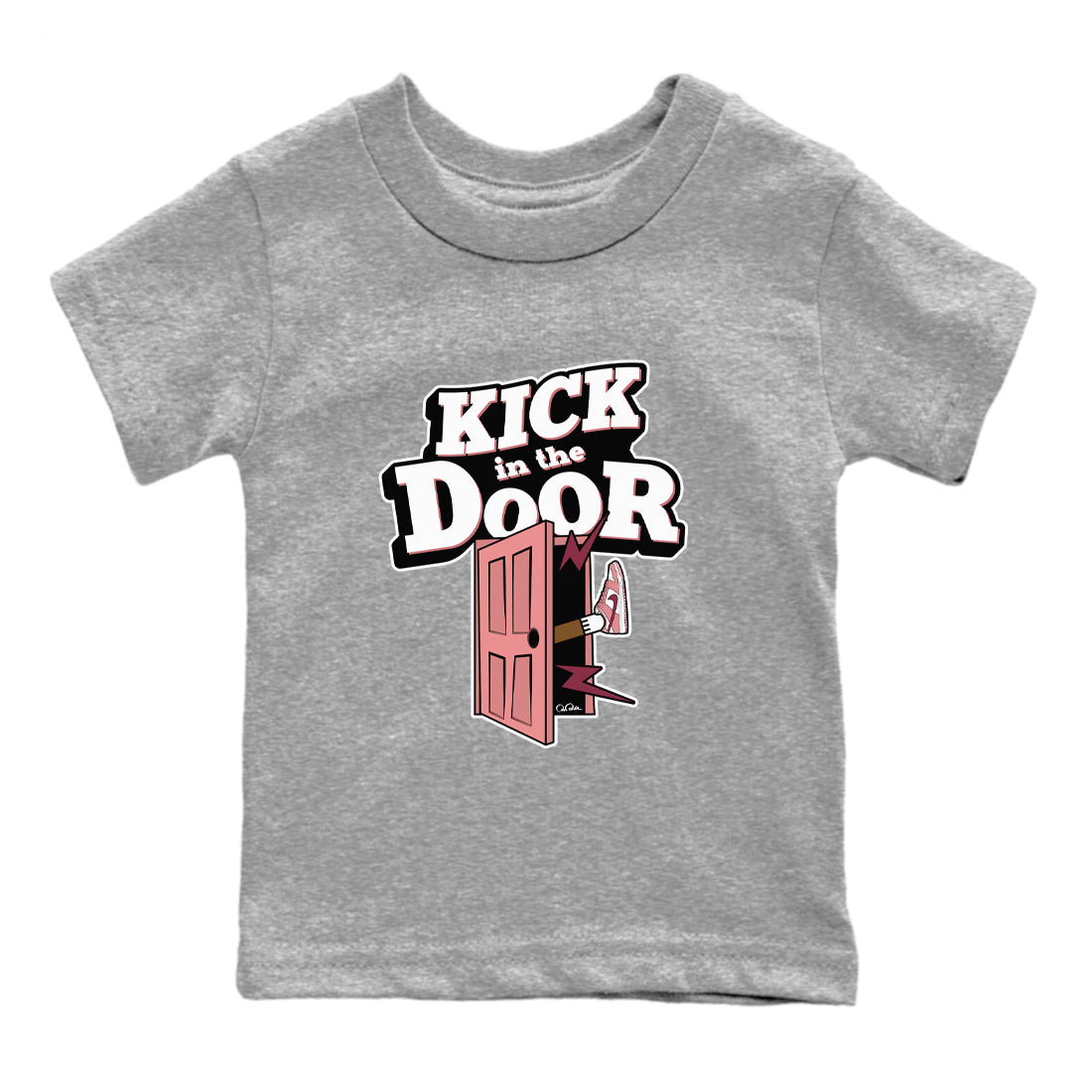 Dunk Valentines Day 2024 shirt to match jordans Kick In The Door sneaker tees Dunk Happy Valentines Day 2024 SNRT Sneaker Release Tees Baby Toddler Heather Grey 2 T-Shirt