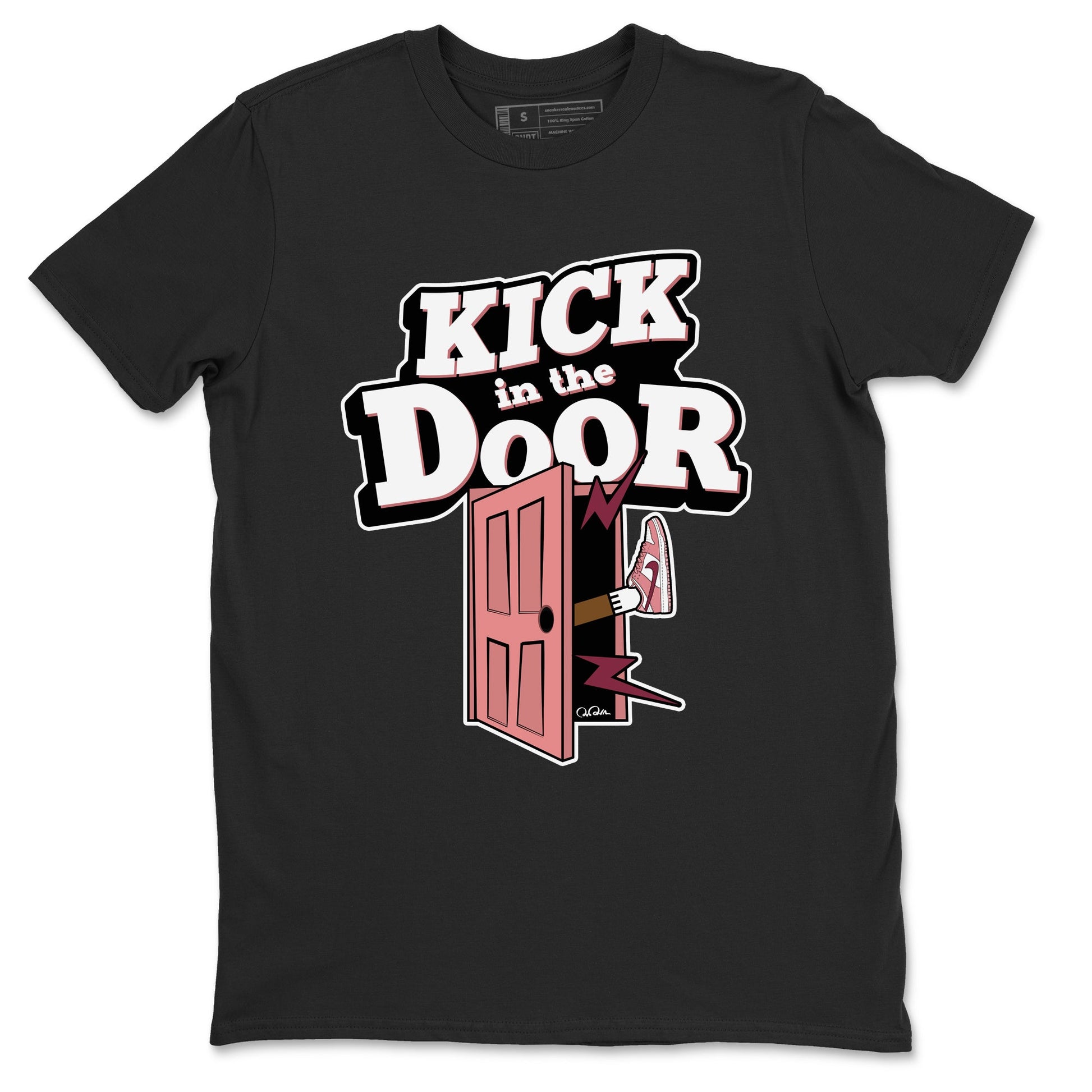 Dunk Valentines Day 2024 shirt to match jordans Kick In The Door sneaker tees Dunk Happy Valentines Day 2024 SNRT Sneaker Release Tees Unisex Black 2 T-Shirt