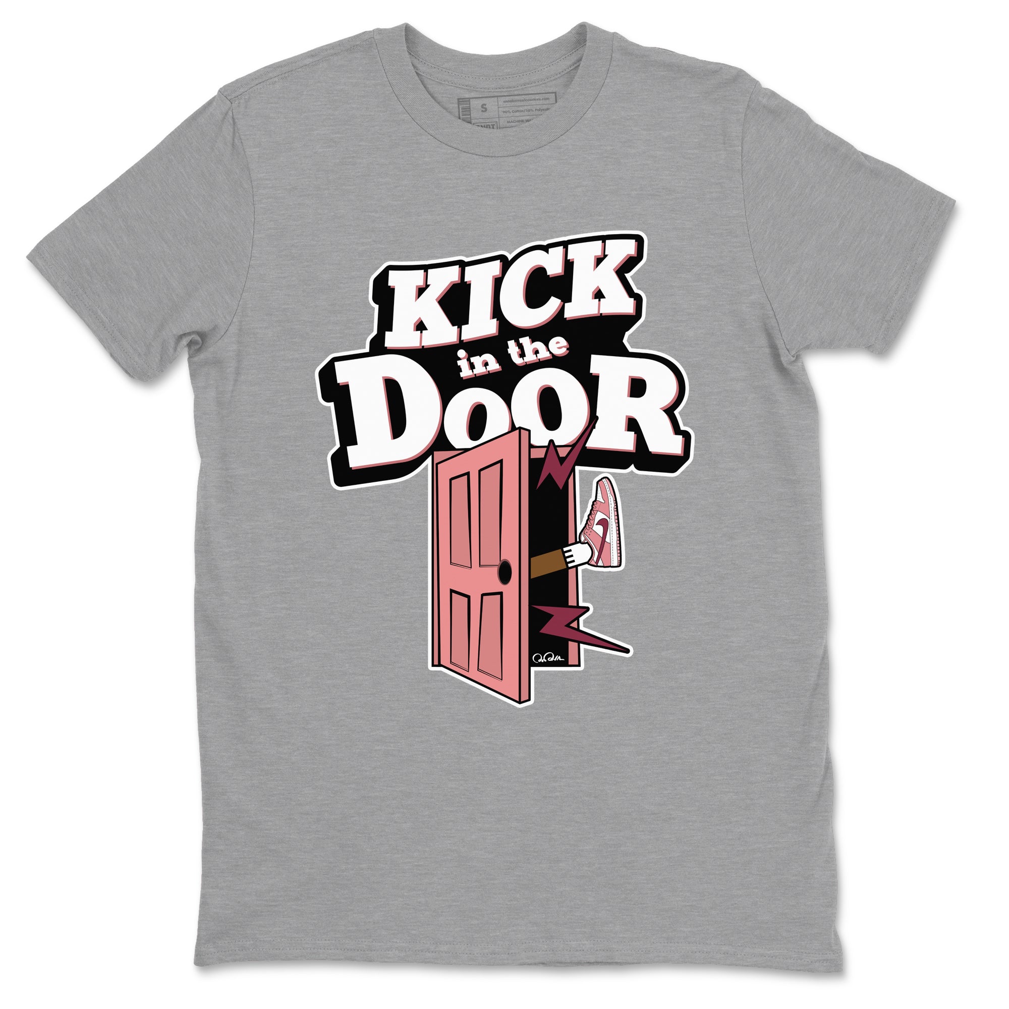 Dunk Valentines Day 2024 shirt to match jordans Kick In The Door sneaker tees Dunk Happy Valentines Day 2024 SNRT Sneaker Release Tees Unisex Heather Grey 2 T-Shirt