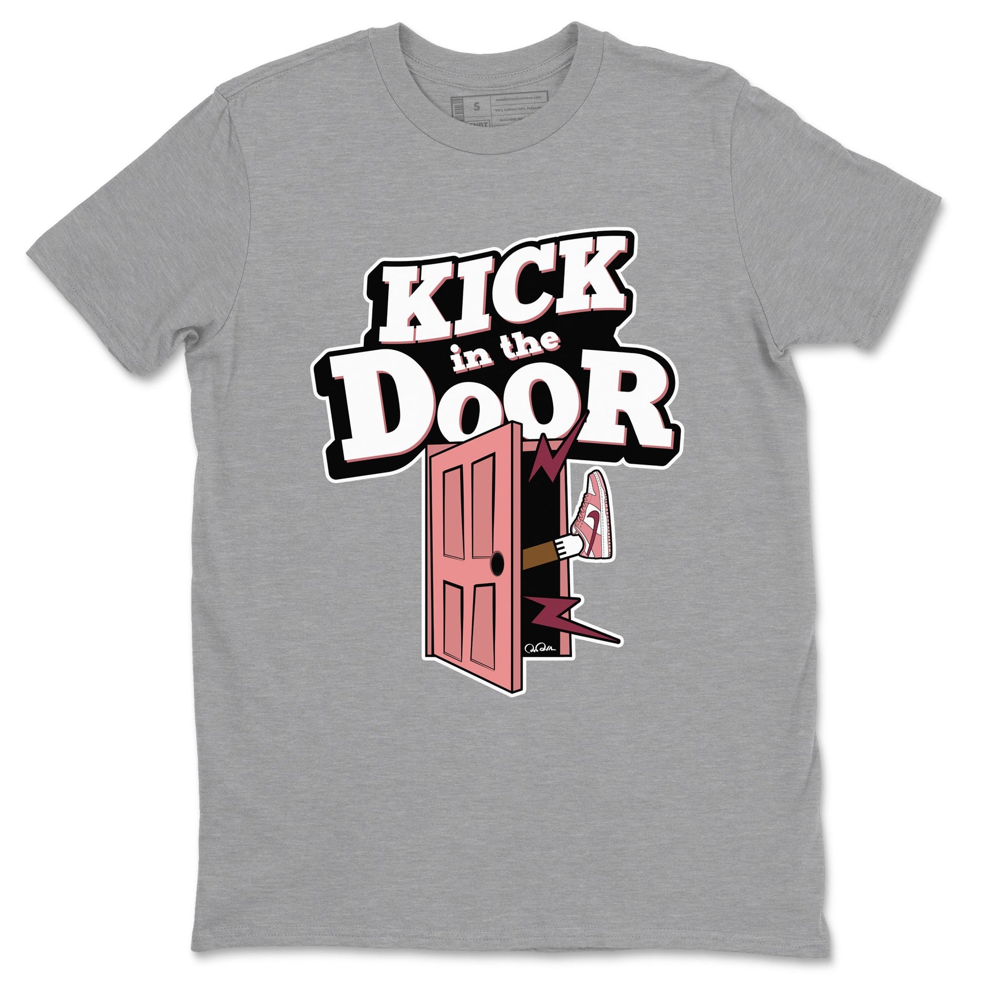 Dunk Valentines Day 2024 shirt to match jordans Kick In The Door sneaker tees Dunk Happy Valentines Day 2024 SNRT Sneaker Release Tees Unisex Heather Grey 2 T-Shirt