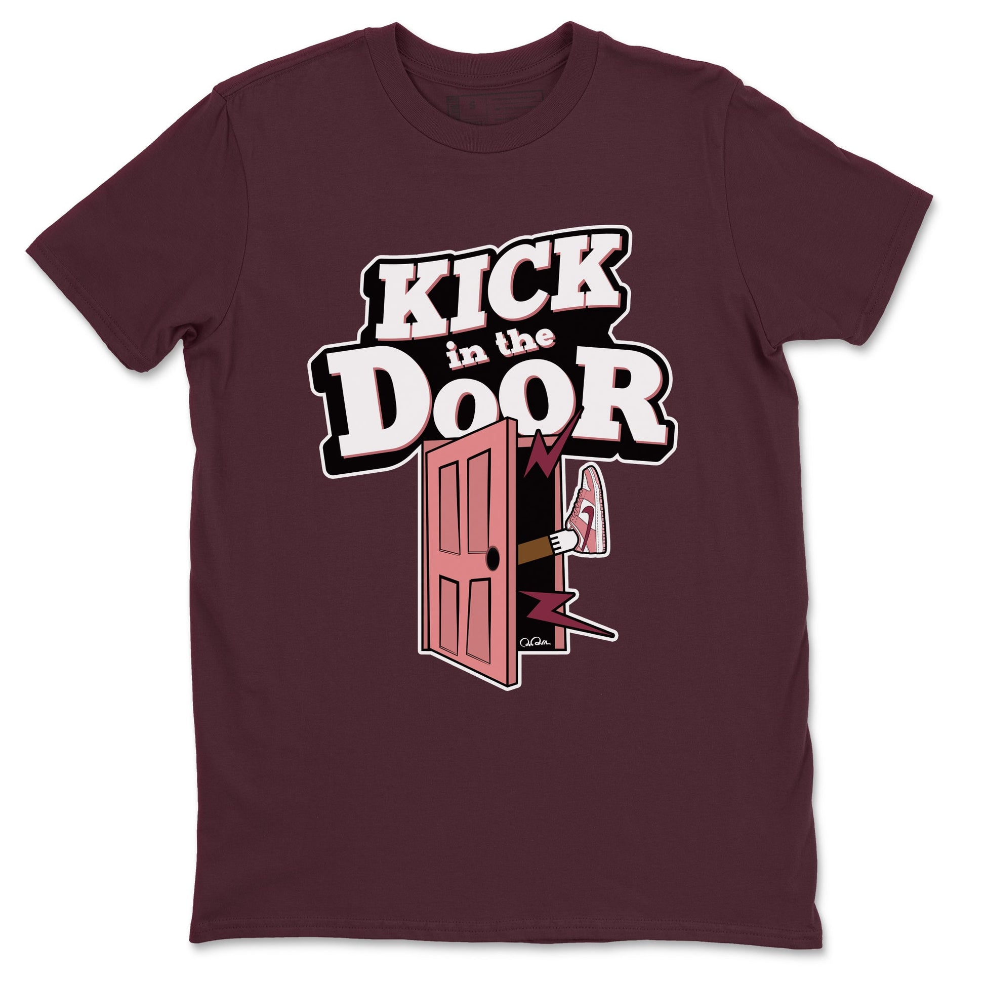 Dunk Valentines Day 2024 shirt to match jordans Kick In The Door sneaker tees Dunk Happy Valentines Day 2024 SNRT Sneaker Release Tees Unisex Maroon 2 T-Shirt