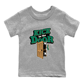 Samba Collegiate Green Gum shirt to match jordans Kick In The Door sneaker tees Adidas Green Gum SNRT Sneaker Release Tees Baby Toddler Heather Grey 2 T-Shirt