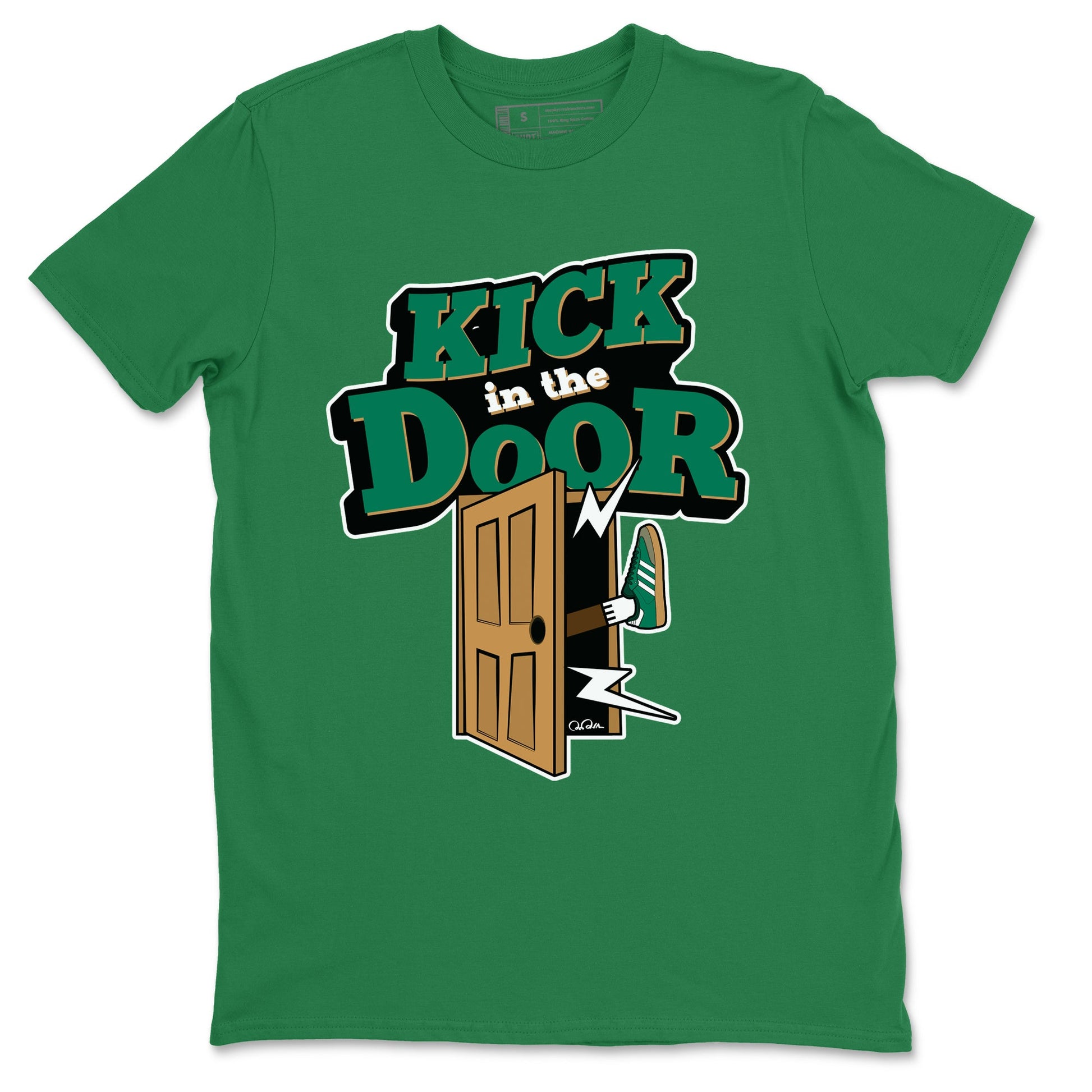 Samba Collegiate Green Gum shirt to match jordans Kick In The Door sneaker tees Adidas Green Gum SNRT Sneaker Release Tees Unisex Kelly Green 2 T-Shirt