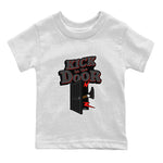 Yeezy 350 Bred shirt to match jordans Kick In The Door sneaker tees Adidas Yeezy Boost V2 350 Bred SNRT Sneaker Release Tees Baby Toddler White 2 T-Shirt