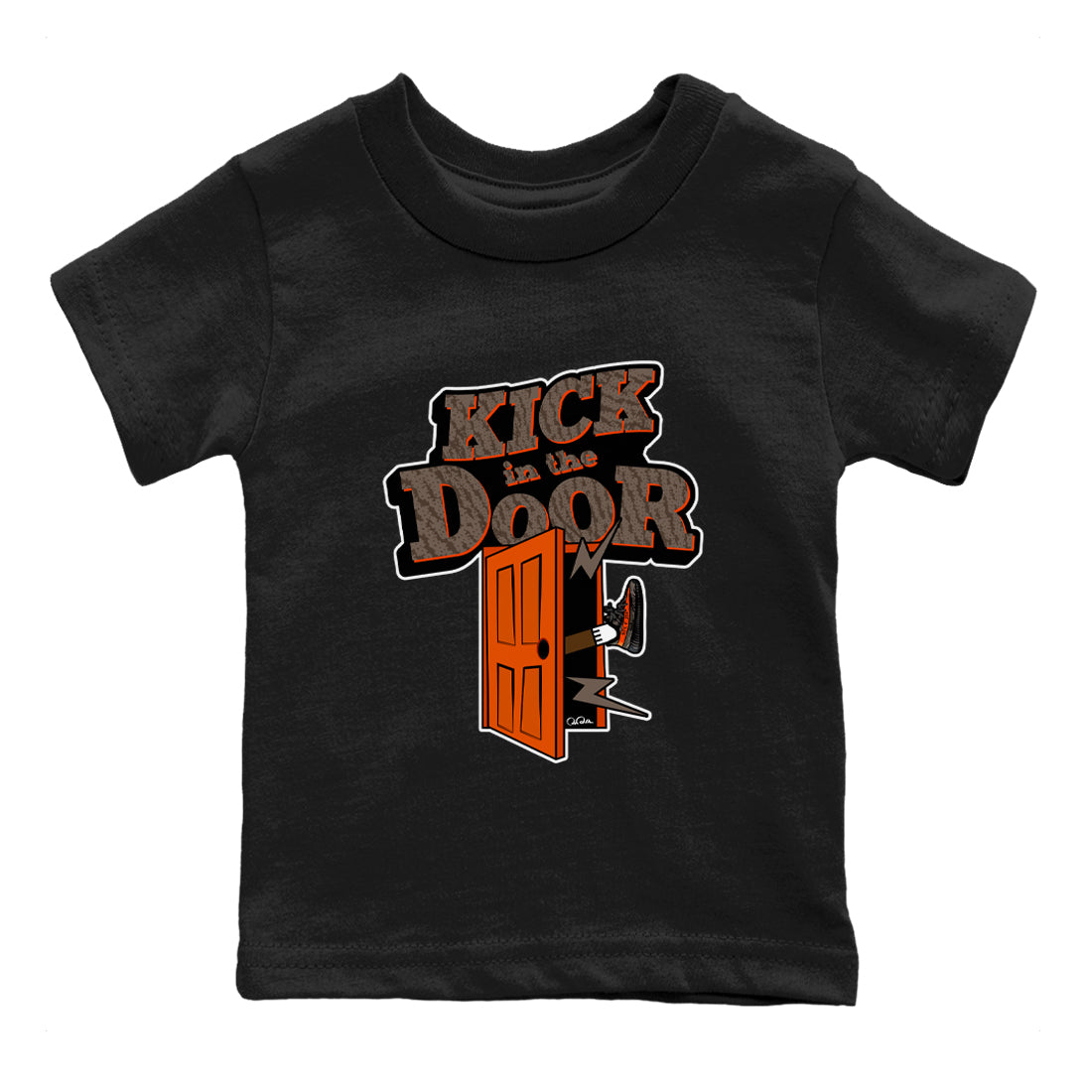 Yeezy 350 Carbon Beluga shirt to match jordans Kick In The Door sneaker tees Adidas Yeezy Boost 350 Carbon Beluga SNRT Sneaker Release Tees Baby Toddler Black 2 T-Shirt