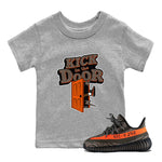 Yeezy 350 Carbon Beluga shirt to match jordans Kick In The Door sneaker tees Adidas Yeezy Boost 350 Carbon Beluga SNRT Sneaker Release Tees Baby Toddler Heather Grey 1 T-Shirt