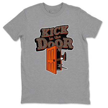 Yeezy 350 Carbon Beluga shirt to match jordans Kick In The Door sneaker tees Adidas Yeezy Boost 350 Carbon Beluga SNRT Sneaker Release Tees Unisex Heather Grey 2 T-Shirt