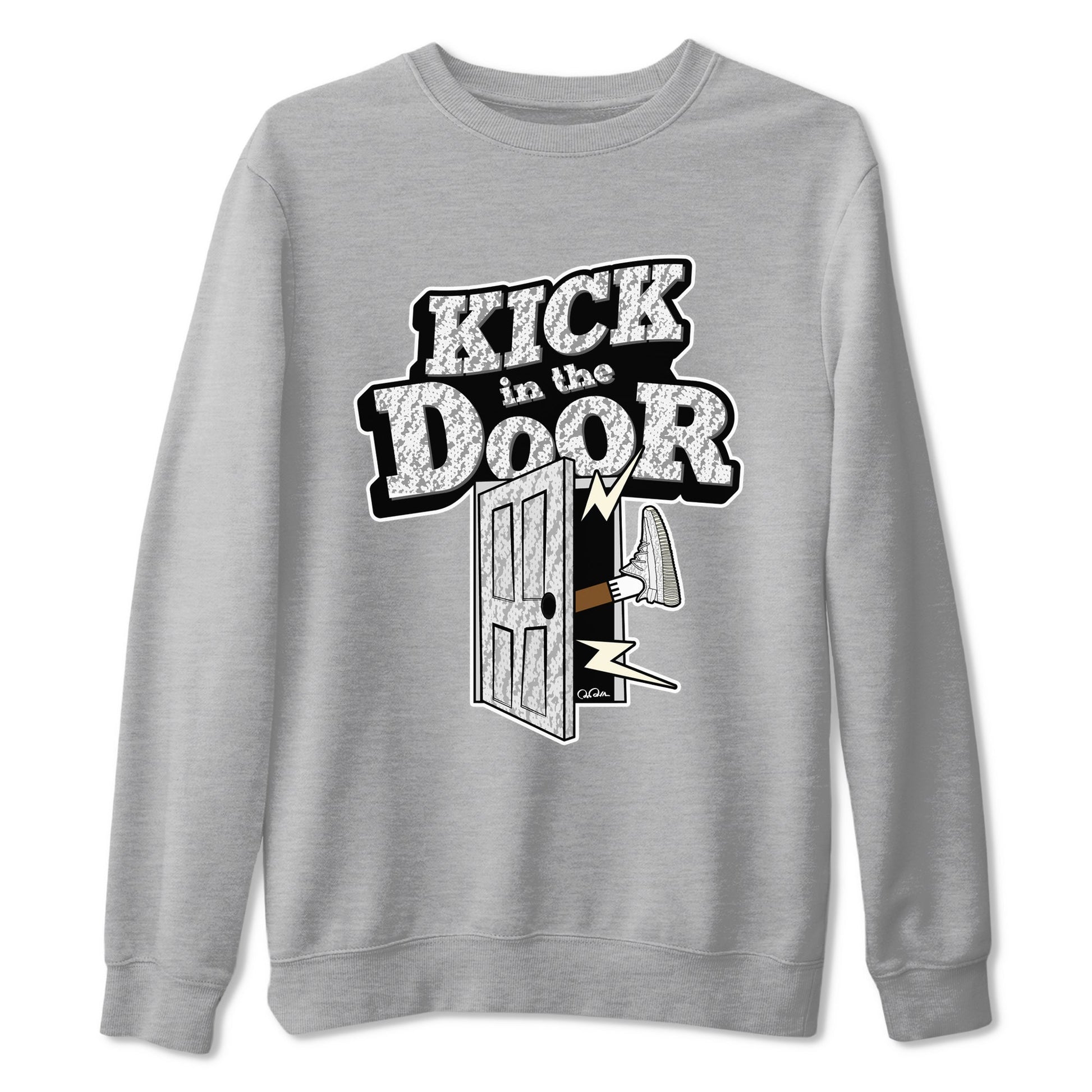 Yeezy 350 Static shirt to match jordans Kick In The Door sneaker tees Adidas Yeezy 350 Static SNRT Sneaker Release Tees Unisex Heather Grey 2 T-Shirt