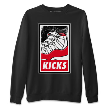 Jordan 11 Cherry Sneaker Match Tees KICKS Sneaker Tees Jordan 11 Cherry Sneaker Release Tees Unisex Shirts