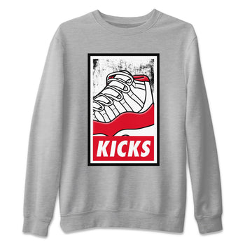 Jordan 11 Cherry Sneaker Match Tees KICKS Sneaker Tees Jordan 11 Cherry Sneaker Release Tees Unisex Shirts
