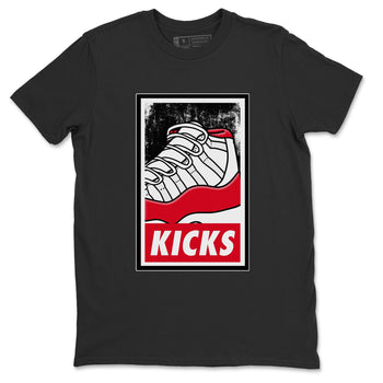 Jordan 11 Cherry Sneaker Match Tees KICKS Sneaker Tees Jordan 11 Cherry Sneaker Release Tees Unisex Shirts