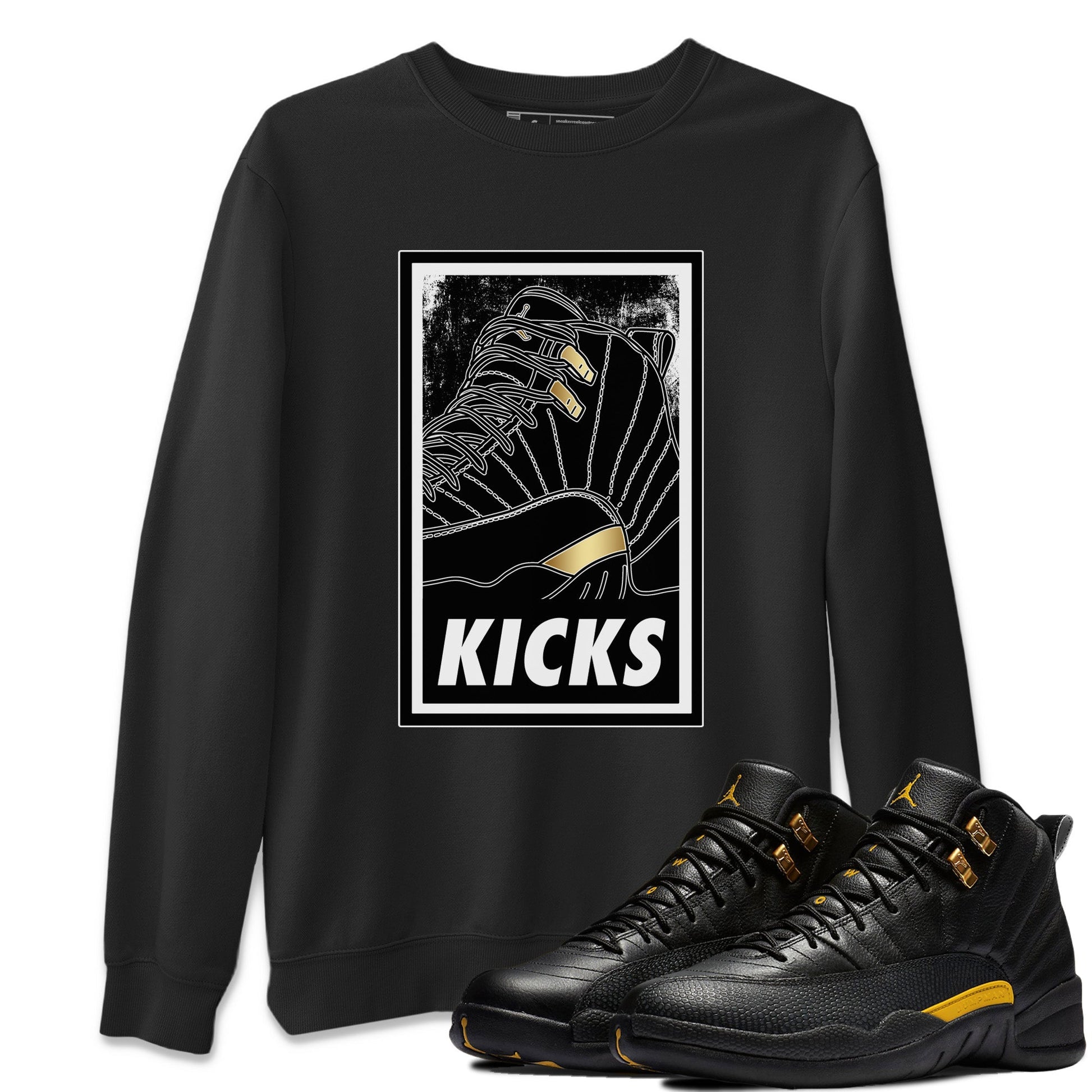 Jordan 12 Black Taxi Sneaker Match Tees KICKS Sneaker Tees Jordan 12 Black Taxi Sneaker Release Tees Unisex Shirts