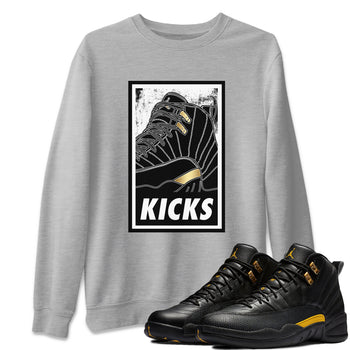 Jordan 12 Black Taxi Sneaker Match Tees KICKS Sneaker Tees Jordan 12 Black Taxi Sneaker Release Tees Unisex Shirts