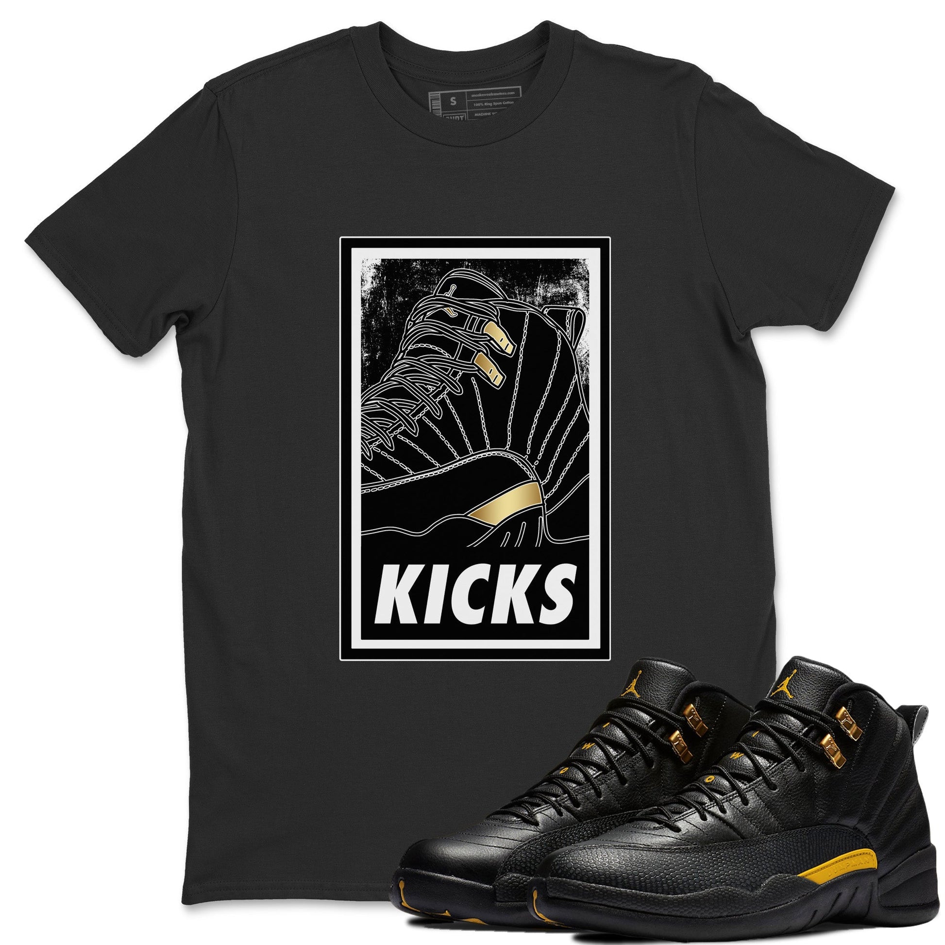 Jordan 12 Black Taxi Sneaker Match Tees KICKS Sneaker Tees Jordan 12 Black Taxi Sneaker Release Tees Unisex Shirts