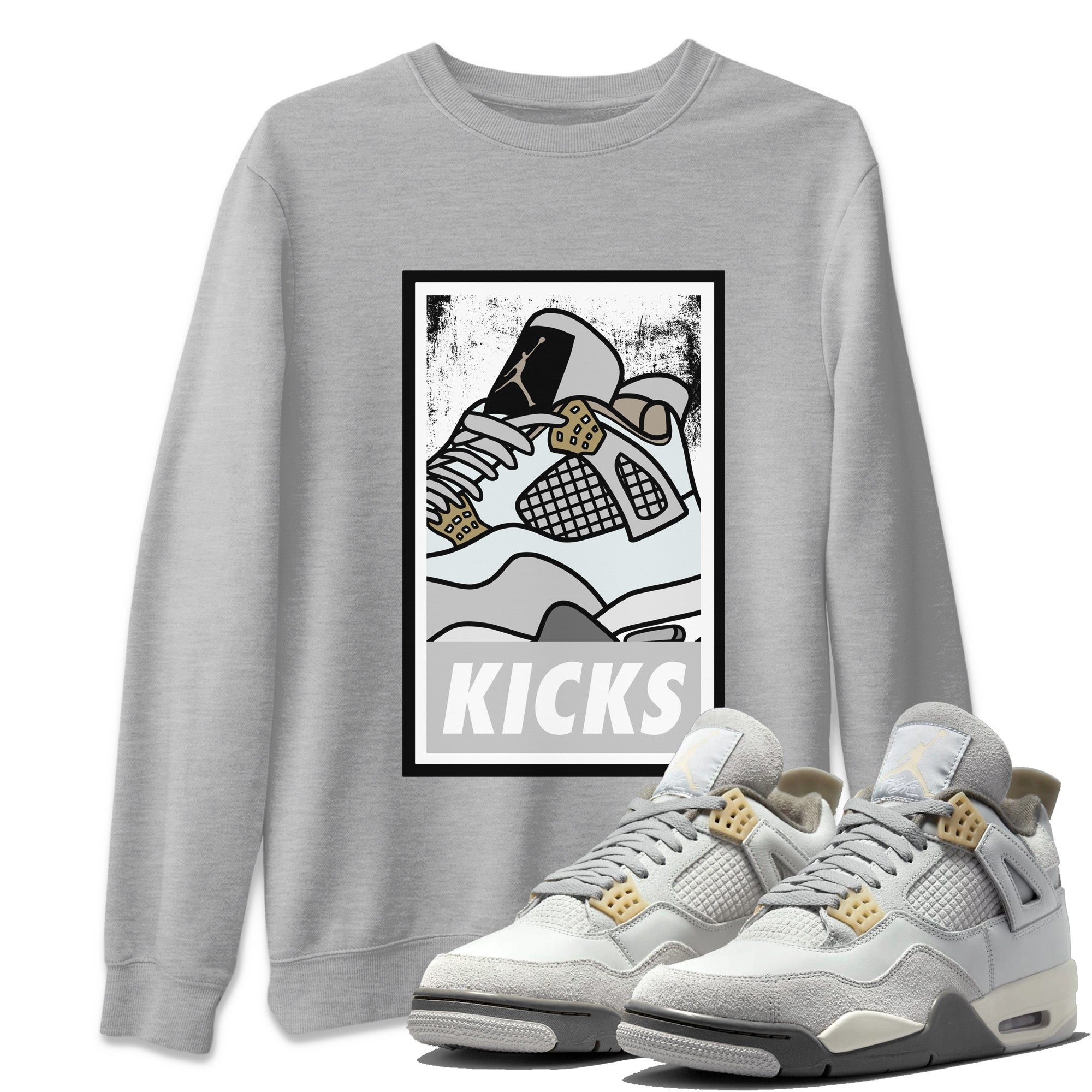 Jordan 4 Craft Sneaker Match Tees KICKS Sneaker Tees Jordan 4 Craft Sneaker Release Tees Unisex Shirts