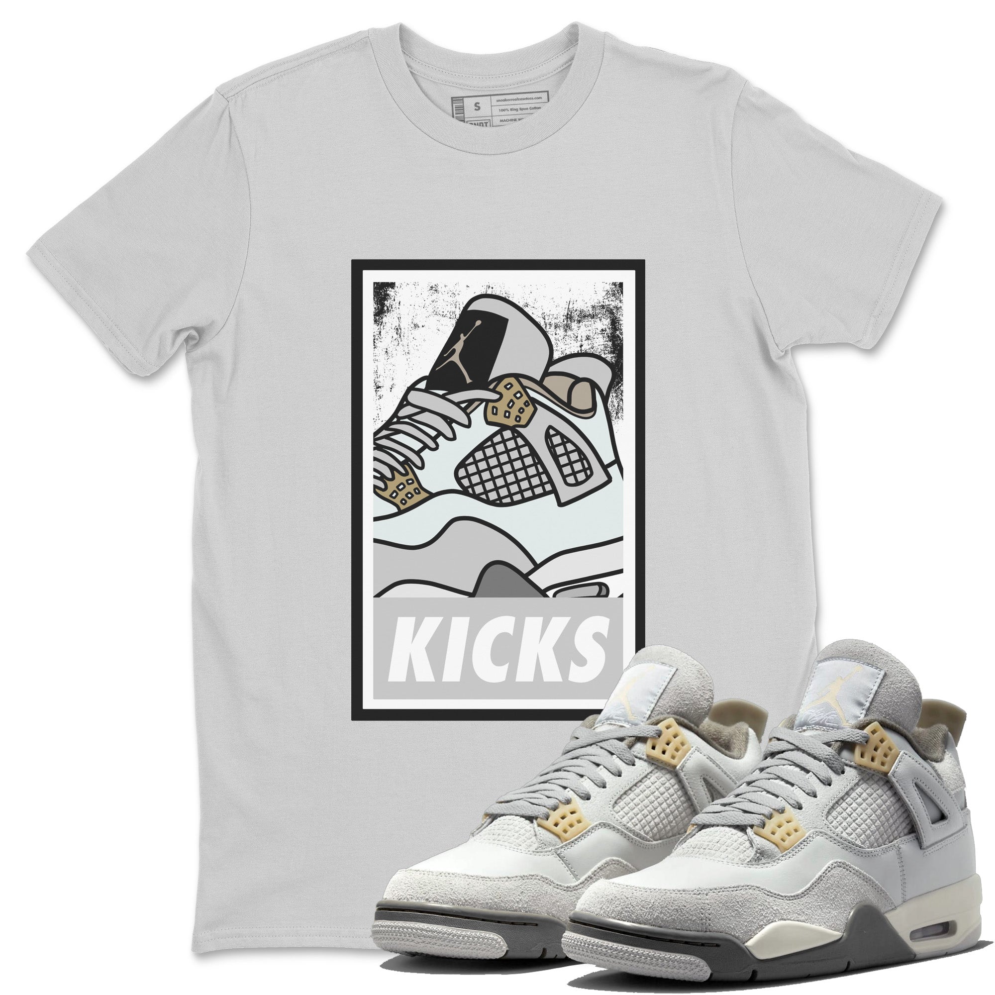 Jordan 4 Craft Sneaker Match Tees KICKS Sneaker Tees Jordan 4 Craft Sneaker Release Tees Unisex Shirts