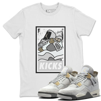 Jordan 4 Craft Sneaker Match Tees KICKS Sneaker Tees Jordan 4 Craft Sneaker Release Tees Unisex Shirts