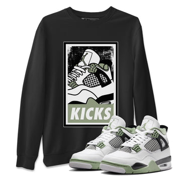 Jordan 4 Seafoam Sneaker Match Tees KICKS Sneaker Tees Jordan 4 Seafoam Sneaker Release Tees Unisex Shirts