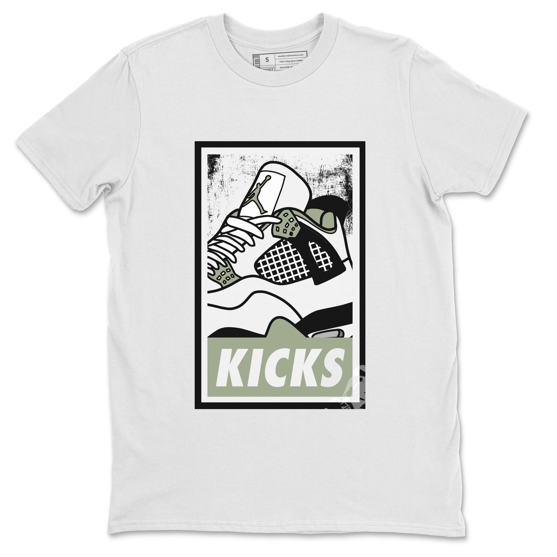 Jordan 4 Seafoam Sneaker Match Tees KICKS Sneaker Tees Jordan 4 Seafoam Sneaker Release Tees Unisex Shirts