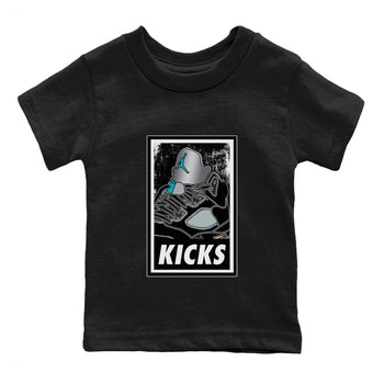 Jordan 5 Aqua Sneaker Match Tees KICKS Sneaker Tees Jordan 5 Aqua Sneaker Release Tees Kids Shirts