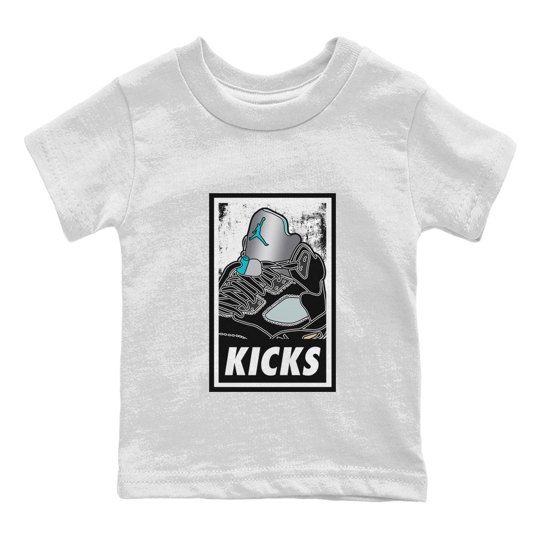 Jordan 5 Aqua Sneaker Match Tees KICKS Sneaker Tees Jordan 5 Aqua Sneaker Release Tees Kids Shirts