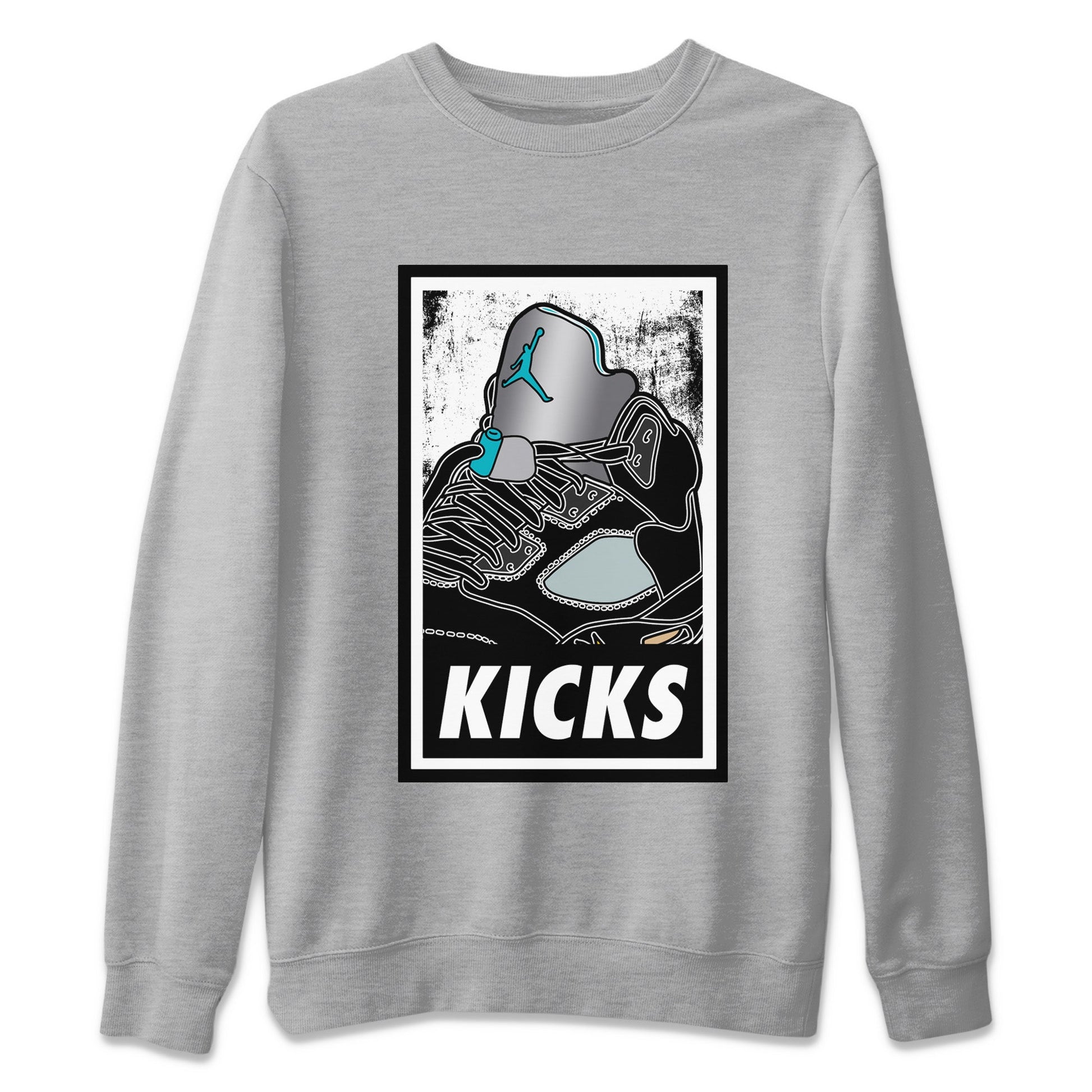 Jordan 5 Aqua Sneaker Match Tees KICKS Sneaker Tees Jordan 5 Aqua Sneaker Release Tees Unisex Shirts