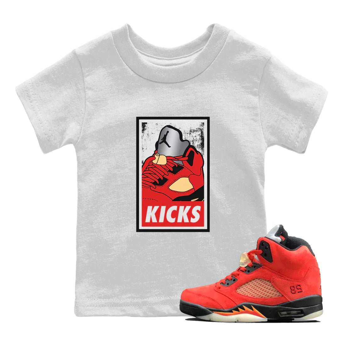 Jordan 5 Mars For Her Sneaker Match Tees KICKS Sneaker Tees Jordan 5 Mars For Her Sneaker Release Tees Kids Shirts