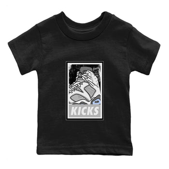 Jordan 6 Cool Grey Sneaker Match Tees KICKS Sneaker Tees Jordan 6 Cool Grey Sneaker Release Tees Kids Shirts