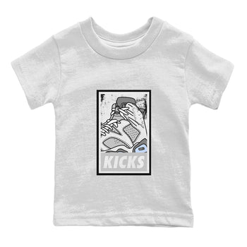 Jordan 6 Cool Grey Sneaker Match Tees KICKS Sneaker Tees Jordan 6 Cool Grey Sneaker Release Tees Kids Shirts
