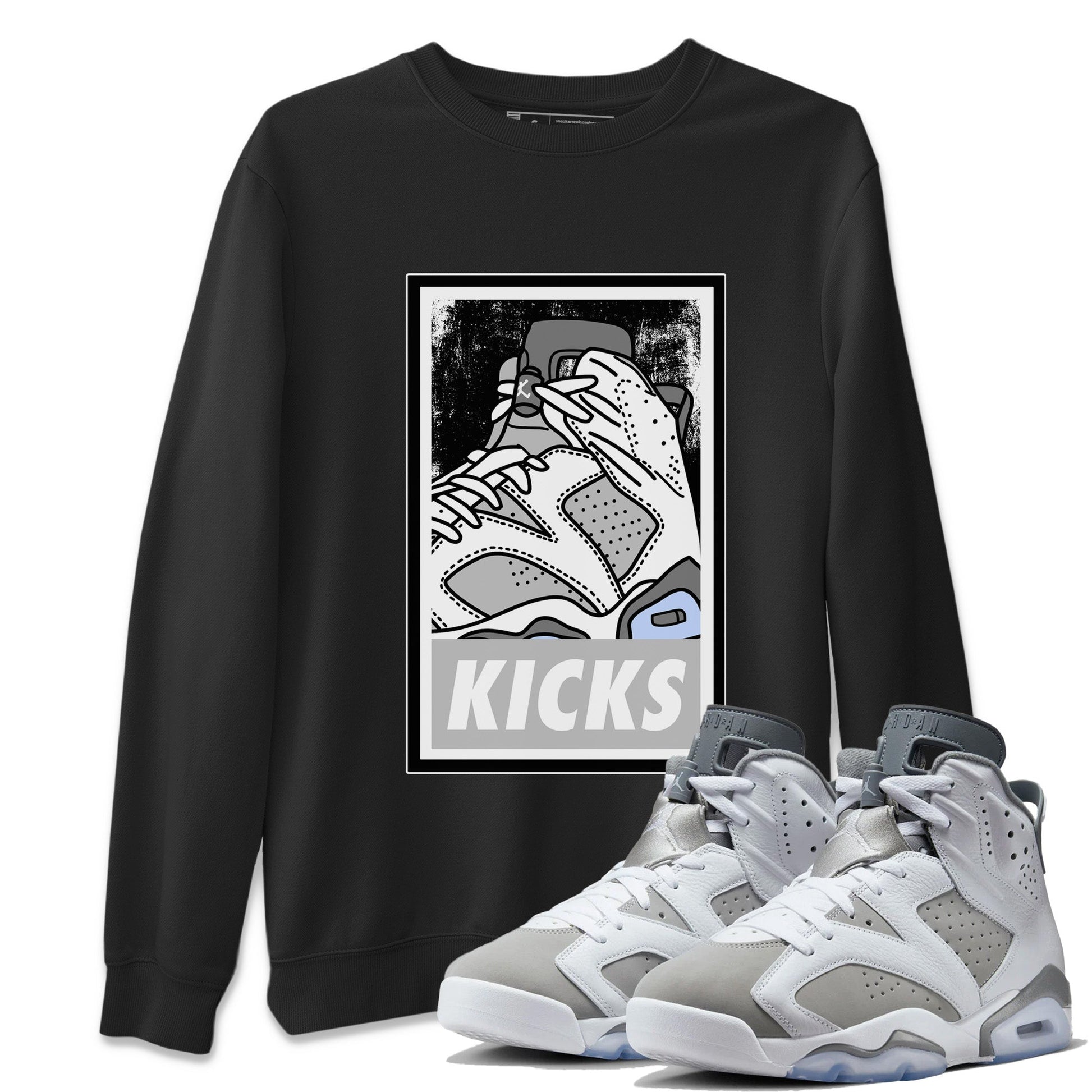 Jordan 6 Cool Grey Sneaker Match Tees KICKS Sneaker Tees Jordan 6 Cool Grey Sneaker Release Tees Unisex Shirts