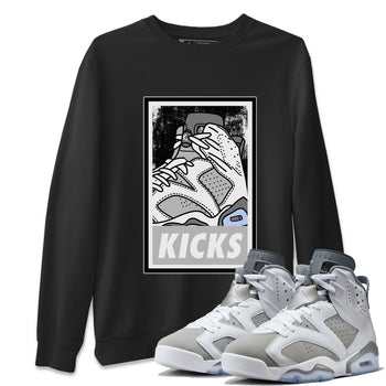 Jordan 6 Cool Grey Sneaker Match Tees KICKS Sneaker Tees Jordan 6 Cool Grey Sneaker Release Tees Unisex Shirts