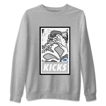 Jordan 6 Cool Grey Sneaker Match Tees KICKS Sneaker Tees Jordan 6 Cool Grey Sneaker Release Tees Unisex Shirts